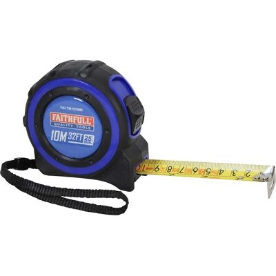 Faithfull Tape Measure - 10m - Tape Measure Faithfull Tape Measure - 10m - Tape Measure