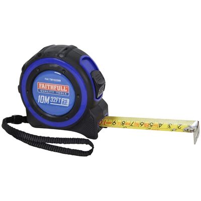 Faithfull Tape Measure - 10m - Tape Measure Faithfull Tape Measure - 10m - Tape Measure