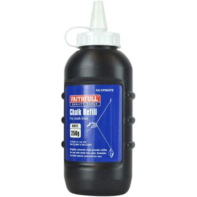 Faithfull Faithfull FAICPWHITE Poudre de Craie Blanche 250g - Poudre de Craie - Publicité Faithfull Faithfull FAICPWHITE Poudre de Craie Blanche 250g - Poudre de Craie - Publicité