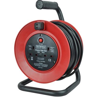 Faithfull Power Plus CR2513 Bobine de Câble 25m Résistante - Bobine de câble - Publicité Faithfull Power Plus CR2513 Bobine de Câble 25m Résistante - Bobine de câble - Publicité