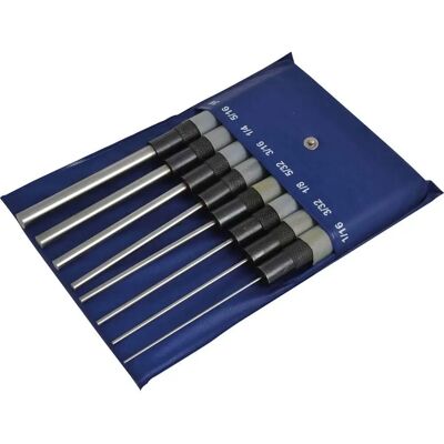 Faithfull Long Series Pin Punch Set - Heavy Duty 8 Piece Faithfull Long Series Pin Punch Set - Heavy Duty 8 Piece