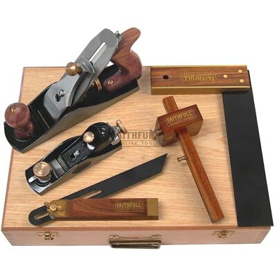 Zestaw Narzędziowy Faithfull - 5 części w Drewnianej Skrzynce Zestaw Narzędziowy Faithfull - 5 części w Drewnianej Skrzynce
