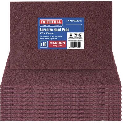 Faithfull Faithfull FAIAHPMAROON Tampon de Ponçage Maroon Très Fin - Tampon de Main - Publicité Faithfull Faithfull FAIAHPMAROON Tampon de Ponçage Maroon Très Fin - Tampon de Main - Publicité