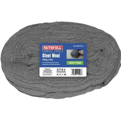 Faithfull Steel Wool 000 Very Fine - Surface Prep Tool Faithfull Steel Wool 000 Very Fine - Surface Prep Tool