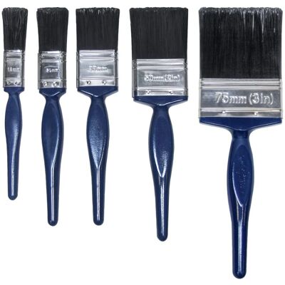Faithfull FAIPBUSET5 Utility Paint Brush Set - 5 Sizes Faithfull FAIPBUSET5 Utility Paint Brush Set - 5 Sizes