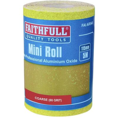 Żółty rolka papieru ściernego z tlenku aluminium - 115mm x 5m - Papier ścierny Żółty rolka papieru ściernego z tlenku aluminium - 115mm x 5m - Papier ścierny