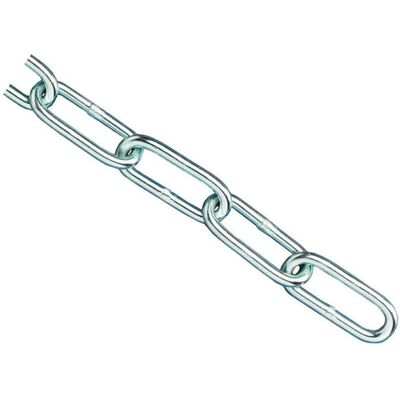 Faithfull Zinc Plated Chain 2.5mm x 2.5m - Max Load 50kg Faithfull Zinc Plated Chain 2.5mm x 2.5m - Max Load 50kg