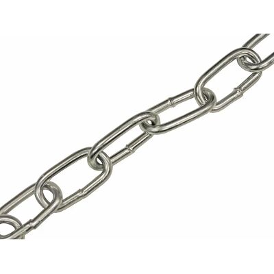 Cadena con zinc de Faithfull - 3mm x 2.5m - Carga máxima 80kg Cadena con zinc de Faithfull - 3mm x 2.5m - Carga máxima 80kg