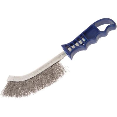 Brosse à fil d'acier inoxydable Faithfull FAIWBHANDSS - Poignée bleue, Compacte - Publicité Brosse à fil d'acier inoxydable Faithfull FAIWBHANDSS - Poignée bleue, Compacte - Publicité