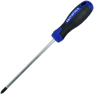 Faithfull FAISDPH2150 Phillips Soft Grip Schroevendraaier - Phillips - 150mm Faithfull FAISDPH2150 Phillips Soft Grip Schroevendraaier - Phillips - 150mm