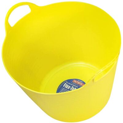 Faithfull FAIFLEX28Y Yellow Heavy-Duty Polyethylene Flex Tub - Flex Tub 28L Faithfull FAIFLEX28Y Yellow Heavy-Duty Polyethylene Flex Tub - Flex Tub 28L