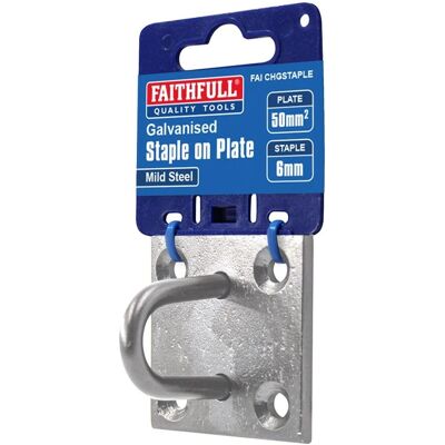 Faithfull FAICHGSTAPLE Verzinkter Klammernagel auf Platte Faithfull FAICHGSTAPLE Verzinkter Klammernagel auf Platte