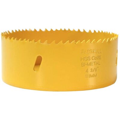 Scie-cloche bimétal au cobalt Faithfull FAIHSVP111 - 111mm - Publicité Scie-cloche bimétal au cobalt Faithfull FAIHSVP111 - 111mm - Publicité