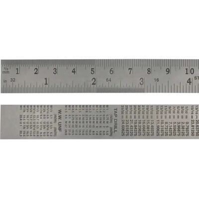 Règle en acier Faithfull 600mm - Outil de mesure précis Règle en acier Faithfull 600mm - Outil de mesure précis