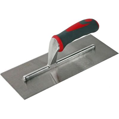 Faithfull FAISGTNOT3 Gaten spatel V 3mm Zacht-Grip Handvat Faithfull FAISGTNOT3 Gaten spatel V 3mm Zacht-Grip Handvat