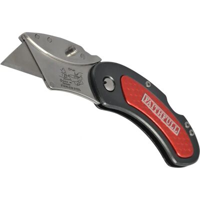 Faithfull FAITKUTILITY Compact Folding Knife with Blade Lock Faithfull FAITKUTILITY Compact Folding Knife with Blade Lock