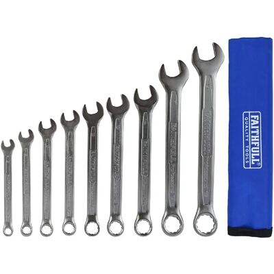 Faithfull FAISPASETC9R 9-delige combinatiesleutelset - Duurzaam en Precisie Faithfull FAISPASETC9R 9-delige combinatiesleutelset - Duurzaam en Precisie