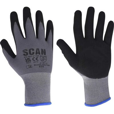 Gants en nitrile micro-mousse respirant Scan - Taille 10 - Gants - Publicité Gants en nitrile micro-mousse respirant Scan - Taille 10 - Gants - Publicité