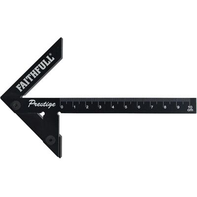 Faithfull Faithfull 75R100 Zentrierlehre Schwarzes Aluminium 100mm - Zentrierlehre Faithfull Faithfull 75R100 Zentrierlehre Schwarzes Aluminium 100mm - Zentrierlehre