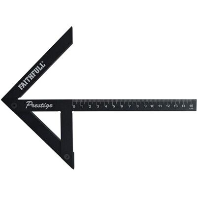Faithfull Faithfull 75R150 Juego de medidor de centro de prestigio de aluminio negro 150mm Faithfull Faithfull 75R150 Juego de medidor de centro de prestigio de aluminio negro 150mm