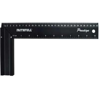 Escuadra de aluminio negro Faithfull - 300mm - Escuadra Escuadra de aluminio negro Faithfull - 300mm - Escuadra