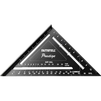 Faithfull Faithfull Prestige Quick Square Black Aluminium 300mm - Kwadrat Faithfull Faithfull Prestige Quick Square Black Aluminium 300mm - Kwadrat