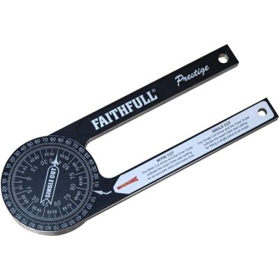 Faithfull Schwarzer Aluminium Gehrungswinkel - 755001 Faithfull Schwarzer Aluminium Gehrungswinkel - 755001