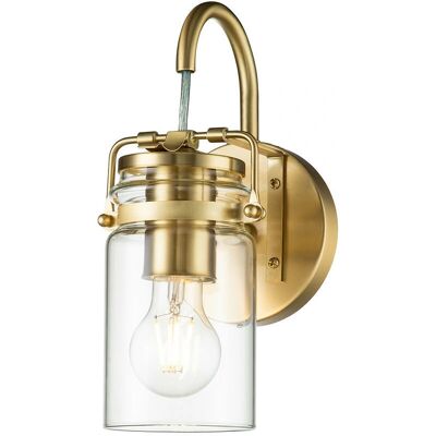 Kichler Brinley Wandleuchte - Vintage Messing Glas Kichler Brinley Wandleuchte - Vintage Messing Glas