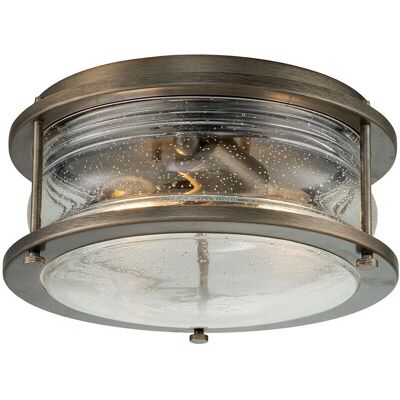 Kichler Ashland Bay 2 Outdoor Light - Outdoor Ceiling Light, Burnished Bronze, 30.5cm Kichler Ashland Bay 2 Outdoor Light - Outdoor Ceiling Light, Burnished Bronze, 30.5cm