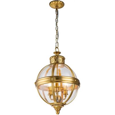 Feiss Adams Spherical Pendant Ceiling Light - Victorian Vintage Style Feiss Adams Spherical Pendant Ceiling Light - Victorian Vintage Style