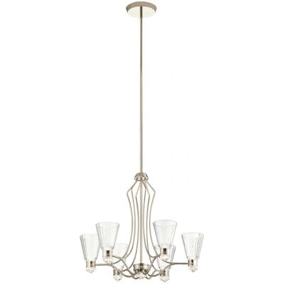 Kichler Kayva Pendelleuchte - Integrierte LED, Polierter Nickel - Deckenleuchte Kichler Kayva Pendelleuchte - Integrierte LED, Polierter Nickel - Deckenleuchte
