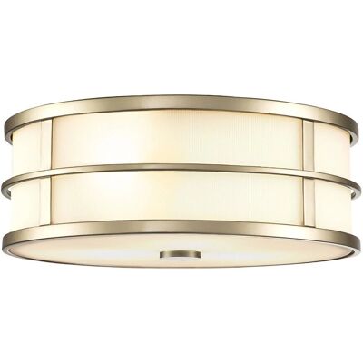 Feiss Fusion 3 Light Glas Deckenspot - Natürliches Messing Feiss Fusion 3 Light Glas Deckenspot - Natürliches Messing