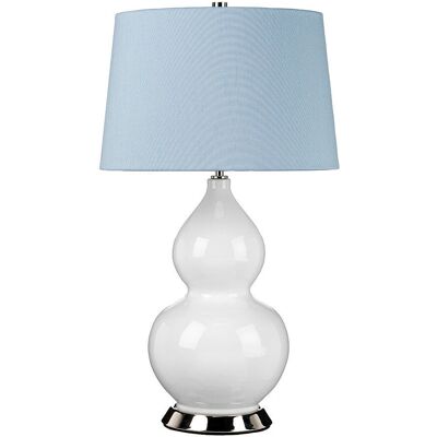 Lampa stołowa ceramiczna Elstead - Niebieska Lampa stołowa ceramiczna Elstead - Niebieska