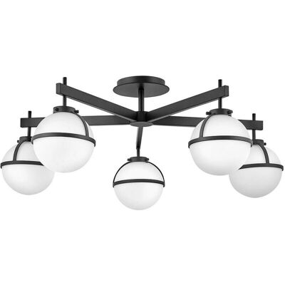 Hinkley Hollis Schwarze 5-Lampen Badezimmer Deckenleuchte Hinkley Hollis Schwarze 5-Lampen Badezimmer Deckenleuchte