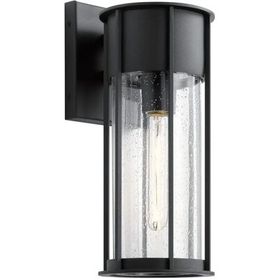 Kichler Camillo Lampe Murale Extérieure - 1 Lumière Noir Texturé IP44 - Publicité Kichler Camillo Lampe Murale Extérieure - 1 Lumière Noir Texturé IP44 - Publicité