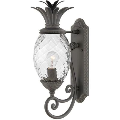 Elstead Lighting Plantation Fari da Parete Media 1 Luce Nero - Lanterna da Parete Elstead Lighting Plantation Fari da Parete Media 1 Luce Nero - Lanterna da Parete