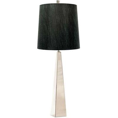 Lampe de Table Ascent en Nickel Poli - Éclairage Unique, Abat-jour Conique Lampe de Table Ascent en Nickel Poli - Éclairage Unique, Abat-jour Conique
