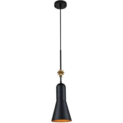 Elstead Etoile Deckenleuchte - Matt Schwarz mit Goldblatt Elstead Etoile Deckenleuchte - Matt Schwarz mit Goldblatt