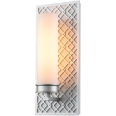 Elstead Ziggy Silber Badezimmer Wandleuchte - IP44, Dimmerbar Elstead Ziggy Silber Badezimmer Wandleuchte - IP44, Dimmerbar