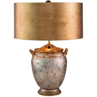 Lampa stołowa Jackson od Elstead - Srebro antyczne - Max 60W - Styl rustykalny Lampa stołowa Jackson od Elstead - Srebro antyczne - Max 60W - Styl rustykalny