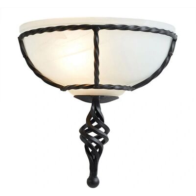Elstead Lighting Pembroke Wandleuchte aus Schmiedeeisen - Innen Elstead Lighting Pembroke Wandleuchte aus Schmiedeeisen - Innen