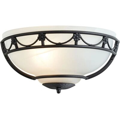 Elstead Carisbrooke Wandleuchte - Wandlampe in Schwarz Elstead Carisbrooke Wandleuchte - Wandlampe in Schwarz