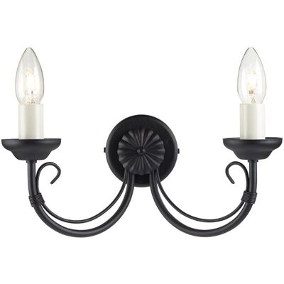 Elstead Lighting Chartwell Zwillingsarm Wandleuchte - Indoor Kerzenleuchte Elstead Lighting Chartwell Zwillingsarm Wandleuchte - Indoor Kerzenleuchte