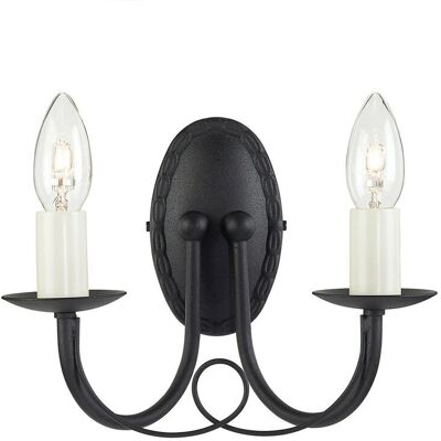 Elstead Lighting Minster 2 Licht Wandlampe - Wandleuchte Elstead Lighting Minster 2 Licht Wandlampe - Wandleuchte