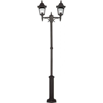 Elstead Lighting CP8 Chapel Czarny odlew aluminiumowa 2-lampowa lampa ogrodowa Elstead Lighting CP8 Chapel Czarny odlew aluminiumowa 2-lampowa lampa ogrodowa