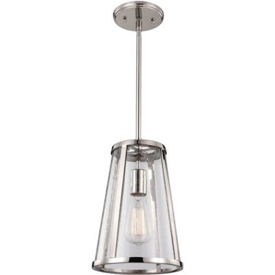 Feiss Harrow Polished Nickel Ceiling Pendant - Ceiling Pendant Feiss Harrow Polished Nickel Ceiling Pendant - Ceiling Pendant
