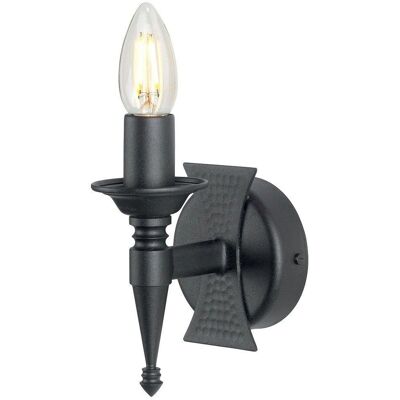 Elstead Lighting Saxon Wrought Iron Innenwandleuchte - Wandleuchte Elstead Lighting Saxon Wrought Iron Innenwandleuchte - Wandleuchte