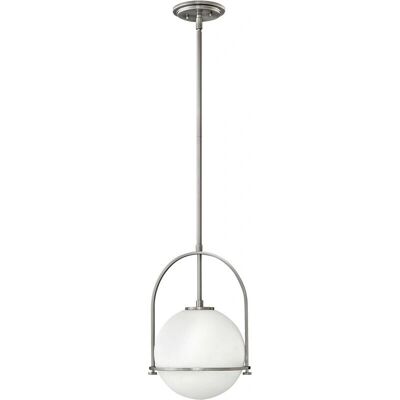 Hinkley Somerset Globe Pendelleuchte - Deckenlampe - Gebürstetes Nickel Hinkley Somerset Globe Pendelleuchte - Deckenlampe - Gebürstetes Nickel