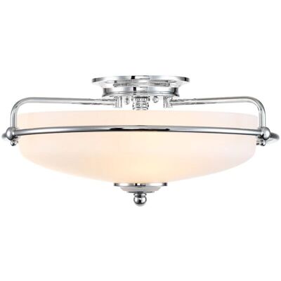 Quoizel Griffin Bowl Semi-Flush Deckenleuchte - Deckenleuchte Quoizel Griffin Bowl Semi-Flush Deckenleuchte - Deckenleuchte