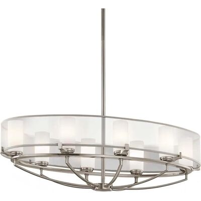 Lampadario Saldana a 8 luci in peltro - Tipo di prodotto Lampadario Saldana a 8 luci in peltro - Tipo di prodotto